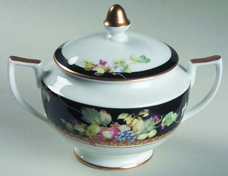 Della Robia Sugar Bowl & Lid
