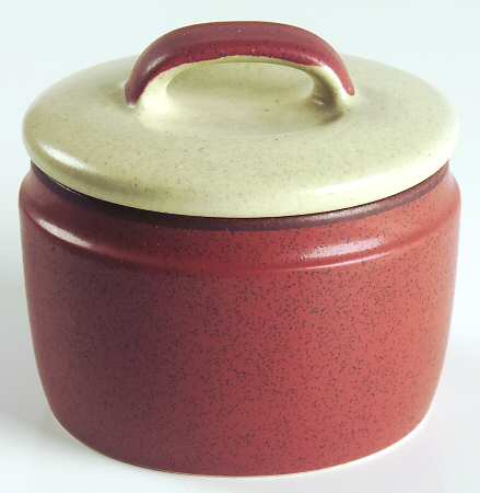 Deep Sienna Sugar Bowl & Lid