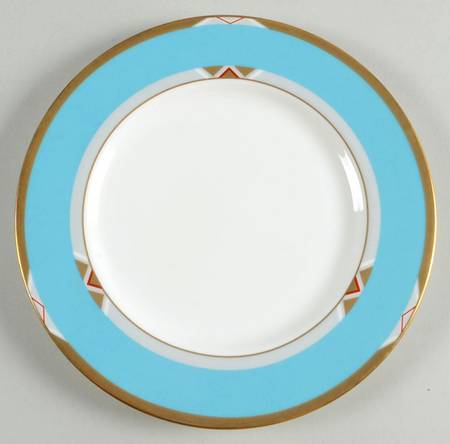 Deco Turquoise Salad Plate