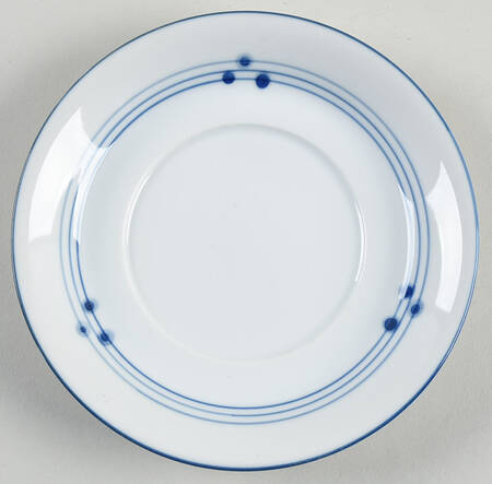 Disco Blue Saucer by Mikasa