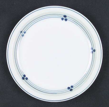 Disco Blue Salad Plate