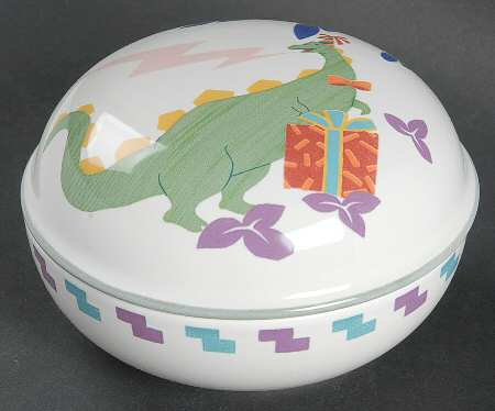 Dino & Friends 4" Round Box & Lid