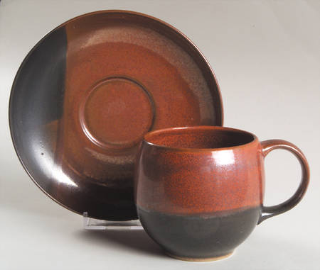 Diana Love Flat Cup & Saucer Set