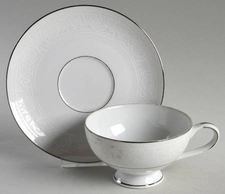 Diplomat Footed Cup & Saucer Set