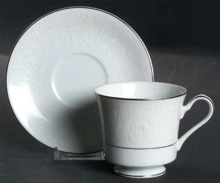 Diplomat Footed Cup & Saucer Set