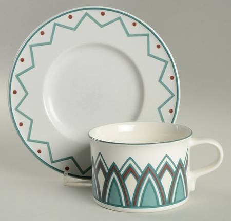 Dorado Flat Cup & Saucer Set
