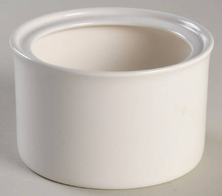 Dover White Sugar Bowl No Lid