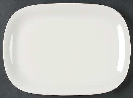 Dover White 14" Oval Serving Platter