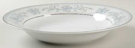 Dresden Rose Rim Soup Bowl