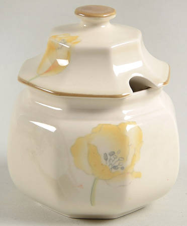 Dutch Garden Sugar Bowl & Lid