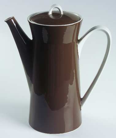 Duplex Brown Coffee Pot & Lid