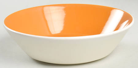Duplex Orange Coupe Cereal Bowl