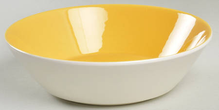 Duplex Yellow Coupe Cereal Bowl