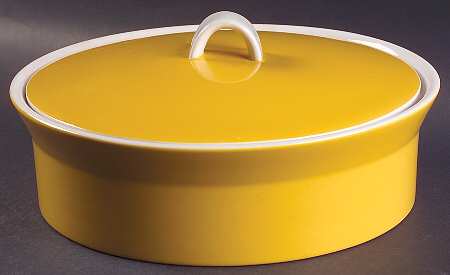 Duplex Yellow Round Covered Vegetable