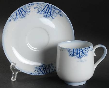 Dynasty Flat Cup & Saucer Set