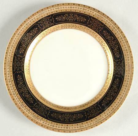 Dynasty Black Bread & Butter Plate