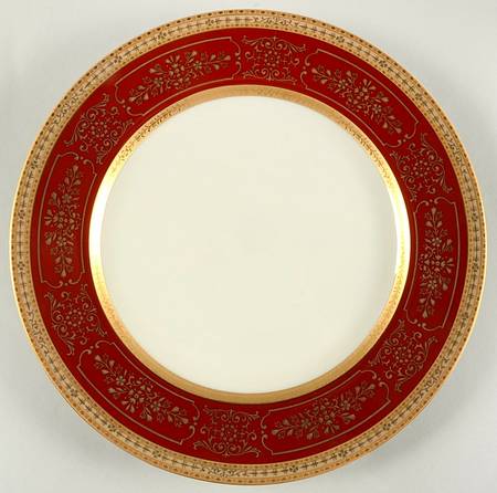 Dynasty Red 12" Chop Plate (Round Platter) by Mikasa