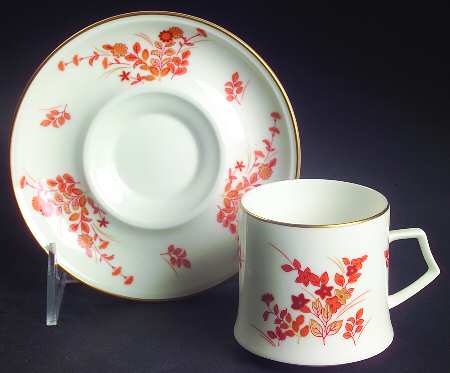 Eastwind Flat Demitasse Cup & Saucer Set