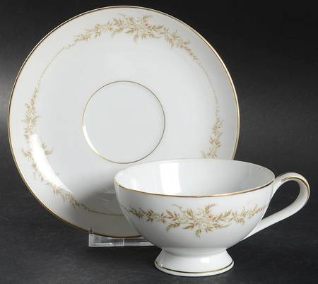 Eaton Footed Cup & Saucer Set
