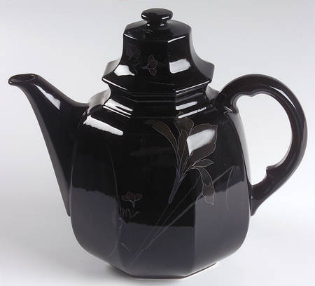 Ebony Fleur Coffee Pot & Lid