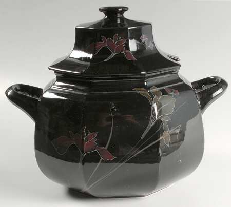 Ebony Fleur Tureen &  Lid