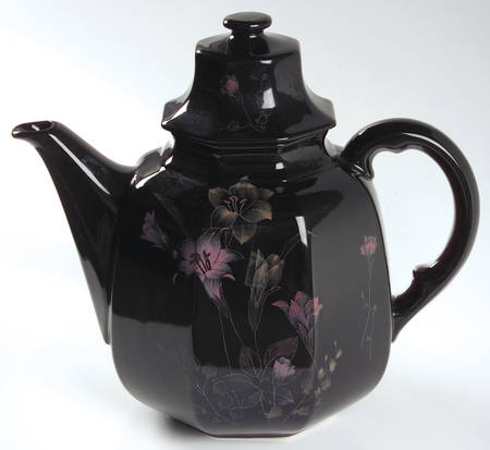 Ebony Garden Coffee Pot & Lid