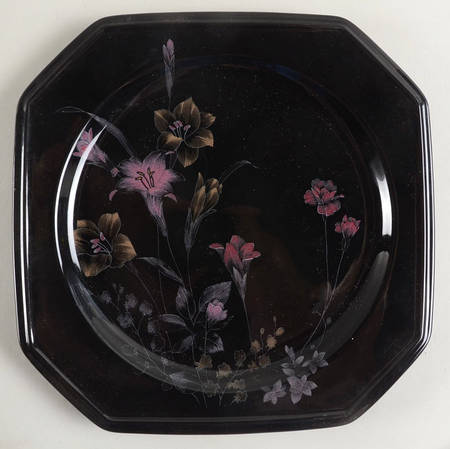 Ebony Garden Salad Plate