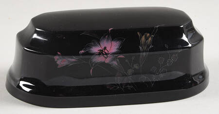 Ebony Garden Lid for 1/4 Lb Butter