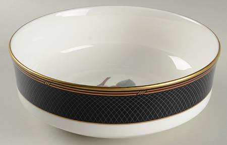 Ebony Garden 8" Round Vegetable Bowl