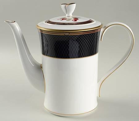 Ebony Garden Coffee Pot & Lid