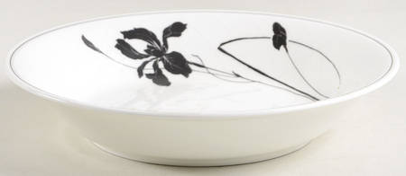 Ebony Iris Coupe Soup Bowl