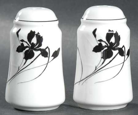 Ebony Iris Salt & Pepper Set
