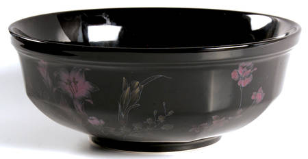 Ebony Meadow 8" Round Vegetable Bowl