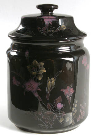 Ebony Meadow Extra Large Canister & Lid