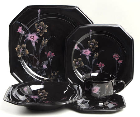 Ebony Meadow 5 Piece Place Setting