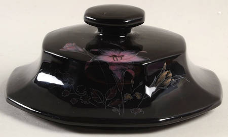 Ebony Meadow Lid for Large Canister