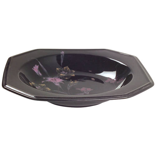 Ebony Meadow Rim Soup Bowl