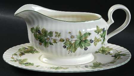 Eden Hall Gravy Boat & Underplate