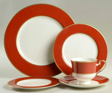 Egyptian Terra Cotta 5 Piece Place Setting
