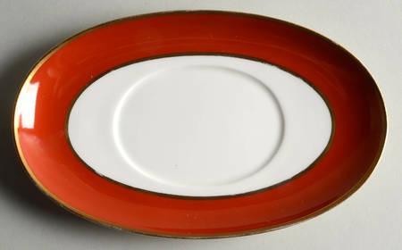 Egyptian Terra Cotta Underplate for Gravy Boat