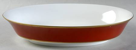 Egyptian Terra Cotta 10" Oval Vegetable Bowl