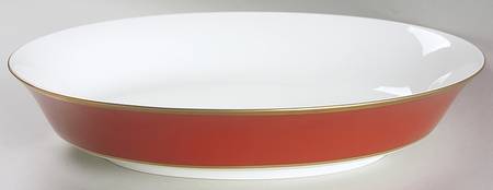 Egyptian Terra Cotta 10" Oval Vegetable Bowl