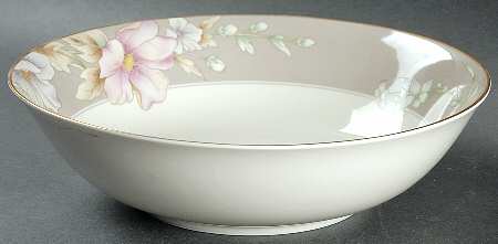 Elegance Grey 9" Round Vegetable Bowl