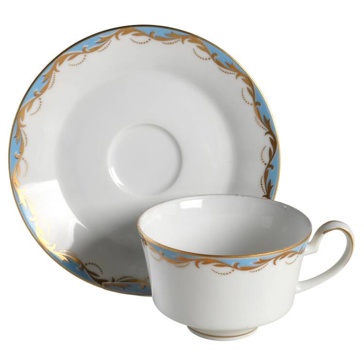 Elgin Flat Cup & Saucer Set