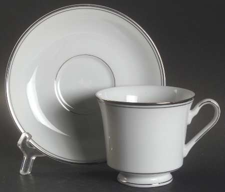 Embrace Footed Cup & Saucer Set