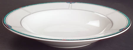 Emerald Cove Large Rim Soup Bowl