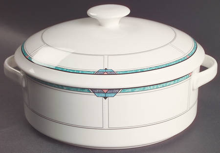 Emerald Cove 2 Qt Round Covered Casserole