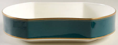 Emerald 10" Oval Vegetable Bowl