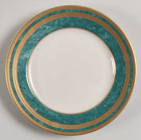 Emerald Florentine Bread & Butter Plate