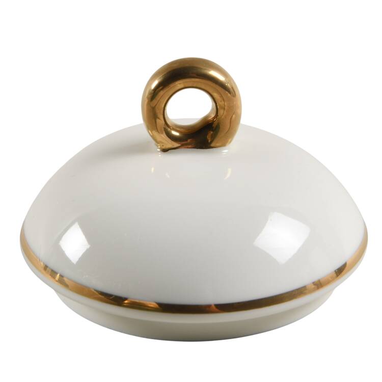 Emerald Florentine Lid for Sugar Bowl